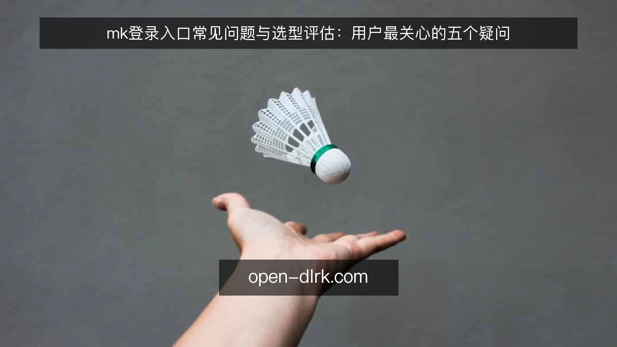 mk登录入口常见问题与选型评估：用户最关心的五个疑问