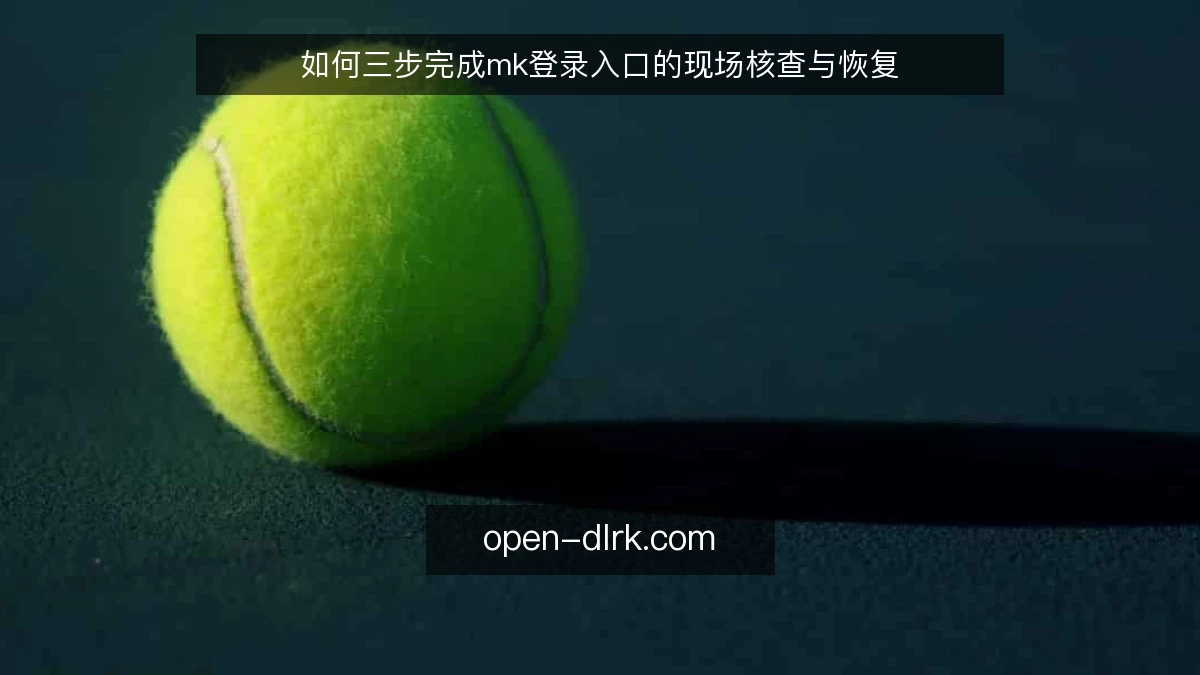 如何三步完成mk登录入口的现场核查与恢复